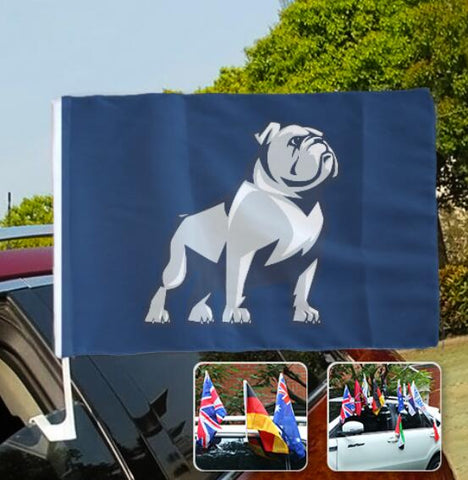 Samford Bulldogs NCAAB Car Window Flag