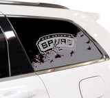 San Antonio Spurs NBA Rear Side Quarter Window Vinyl Decal Stickers Fits Jeep Grand