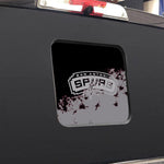 San Antonio Spurs NBA Rear Back Middle Window Vinyl Decal Stickers Fits Dodge Ram GMC Chevy Tacoma Ford