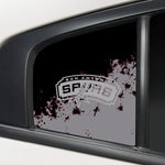 San Antonio Spurs NBA Rear Side Quarter Window Vinyl Decal Stickers Fits Dodge Charger