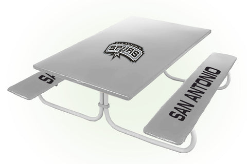 San Antonio Spurs NBA Picnic Table Bench Chair Set Outdoor Cover