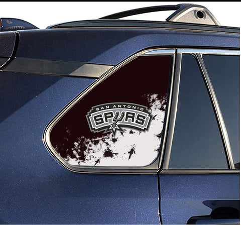 San Antonio Spurs NBA Rear Side Quarter Window Vinyl Decal Stickers Fits Toyota Rav4