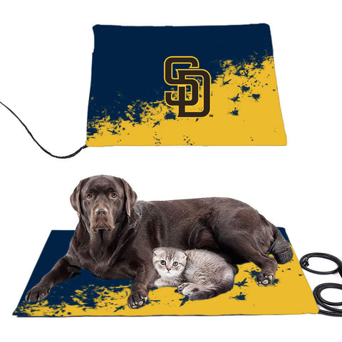 San Diego Padres MLB Pet Heating Pad Constant Heated Mat