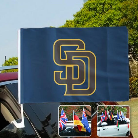 San Diego Padres MLB Car Window Flag