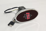 San Diego State Aztecs NCAA Hitch Cover LED Brake Light for Trailer