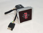 San Diego State Aztecs NCAA Hitch Cover LED Brake Light for Trailer