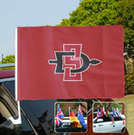 San Diego State Aztecs NCAAB Car Window Flag