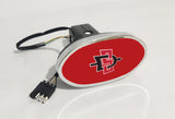 San Diego State Aztecs NCAA Hitch Cover LED Brake Light for Trailer