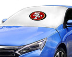 San Francisco 49ers NFL Car SUV Front Windshield Snow Cover Sunshade
