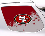 San Francisco 49ers NFL Rear Side Quarter Window Vinyl Decal Stickers Fits Toyota 4Runner