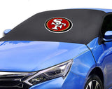 San Francisco 49ers NFL Car SUV Front Windshield Snow Cover Sunshade