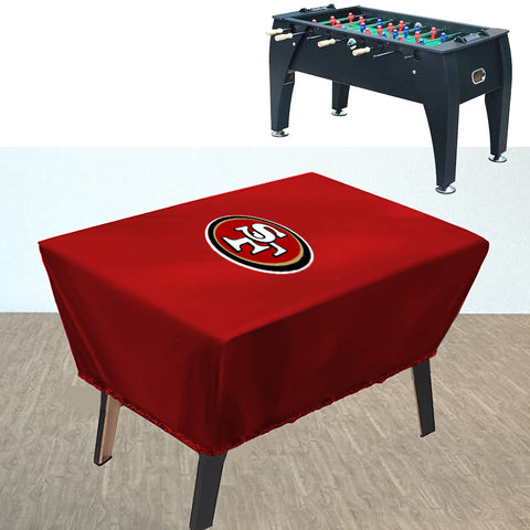 San Francisco 49ers NFL Foosball Soccer Table Cover Indoor Outdoor