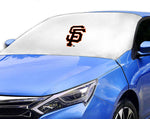 San Francisco Giants MLB Car SUV Front Windshield Snow Cover Sunshade