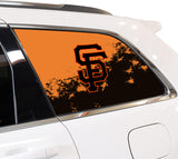 San Francisco Giants MLB Rear Side Quarter Window Vinyl Decal Stickers Fits Jeep Grand