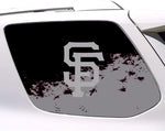 San Francisco Giants MLB Rear Side Quarter Window Vinyl Decal Stickers Fits Toyota 4Runner