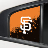 San Francisco Giants MLB Rear Side Quarter Window Vinyl Decal Stickers Fits Dodge Charger