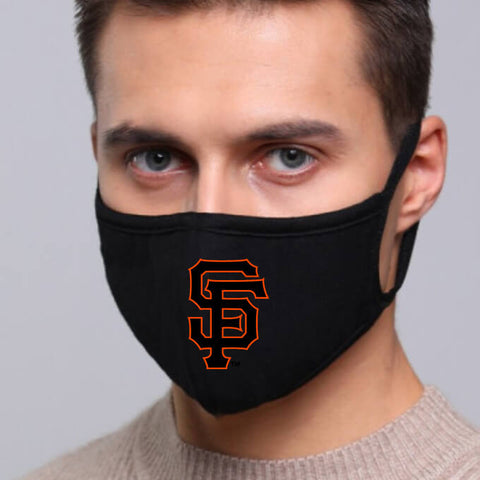San Francisco Giants MLB Face Mask Cotton Guard Sheild 2pcs