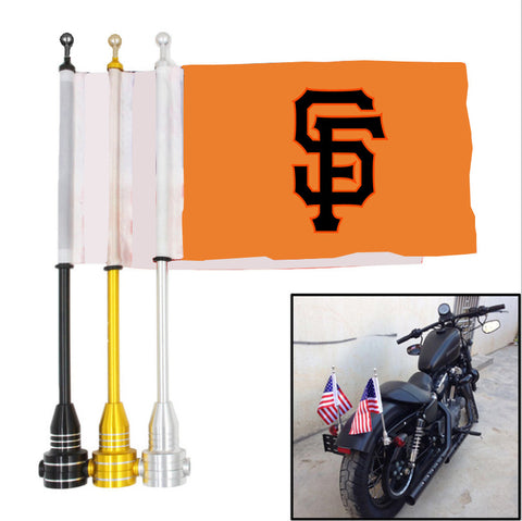 San Francisco Giants MLB Motocycle Rack Pole Flag