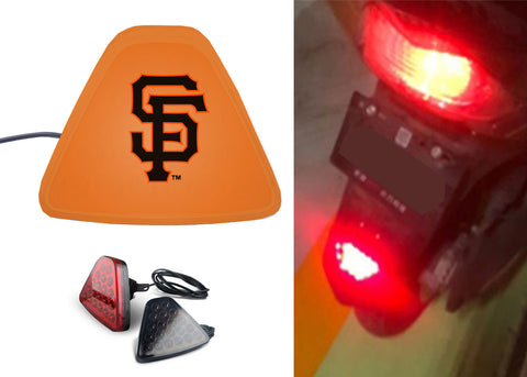 San Francisco Giants MLB Car Motorcycle tail light LED brake flash Pilot rear