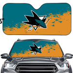 San Jose Sharks NHL Car Windshield Sun Shade Universal Fit Sunshade