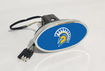 San Jose State Spartans NCAA Hitch Cover LED Brake Light for Trailer