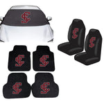 Santa Clara Broncos NCAA Car Front Windshield Cover Seat Cover Floor Mats