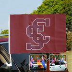 Santa Clara Broncos NCAAB Car Window Flag