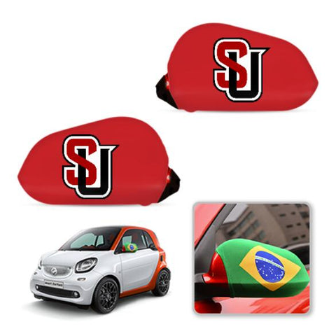 Seattle Redhawks NCAAB Car rear view mirror cover-View Elastic