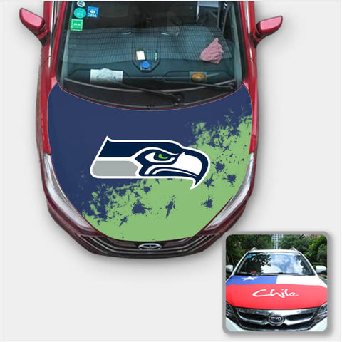 Seattle Seahawks NFL Car Auto Hood Engine Cover Protector