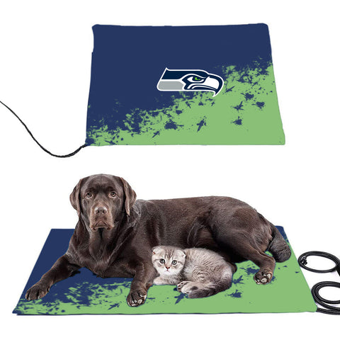 Seattle Seahawks NFL Pet Heating Pad Constant Heated Mat
