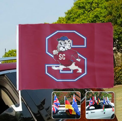 South Carolina State Bulldogs NCAAB Car Window Flag