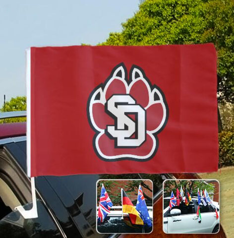 South Dakota Coyotes NCAAB Car Window Flag
