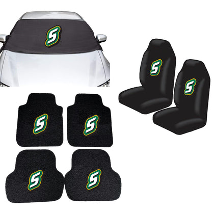Southeastern Louisiana Lions NCAA Car Front Windshield Cover Seat Cover Floor Mats