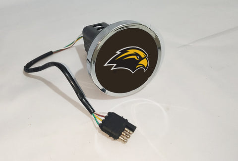 Southern Miss Golden Eagles NCAA Hitch Cover LED Brake Light for Trailer