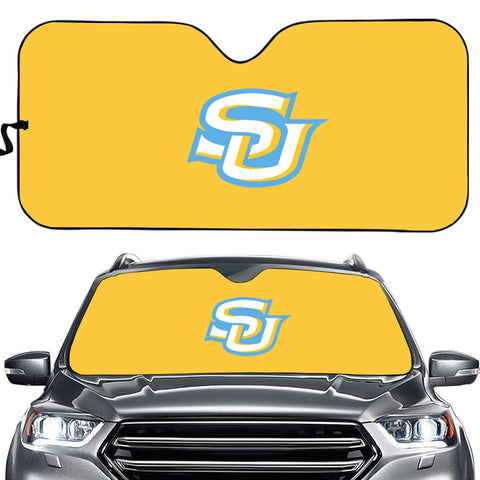 Southern University Jaguars NCAA Car Windshield Sun Shade Universal Fit Sunshade