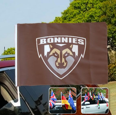 St. Bonaventure Bonnies NCAAB Car Window Flag