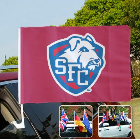 St. Francis Brooklyn Terriers NCAAB Car Window Flag