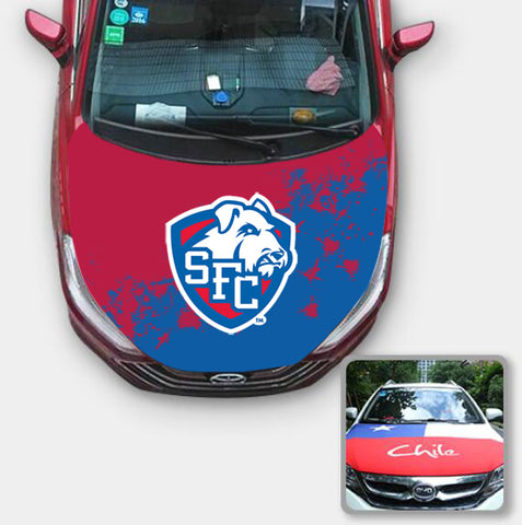 St. Francis Brooklyn Terriers NCAA Car Auto Hood Engine Cover Protector