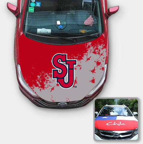 St. John's Red Storm NCAA Car Auto Hood Engine Cover Protector