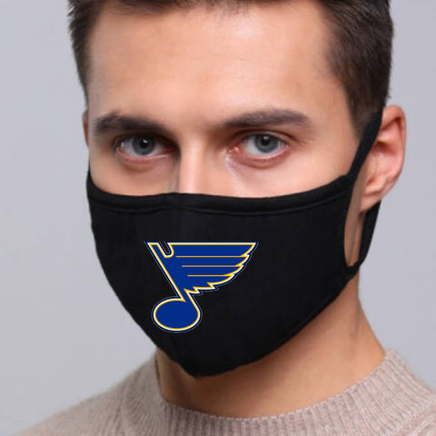 St. Louis Blues NHL Face Mask Cotton Guard Sheild 2pcs