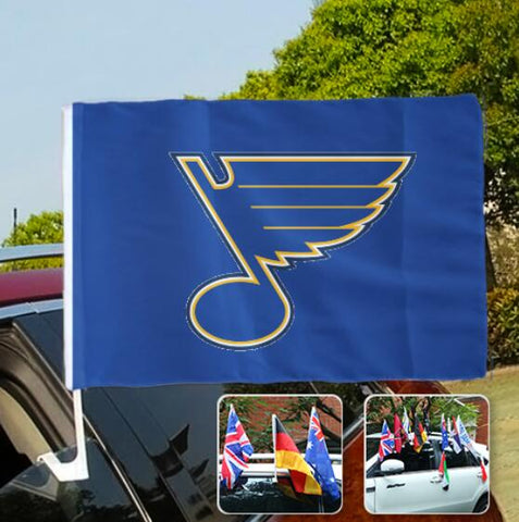 St. Louis Blues NHL Car Window Flag