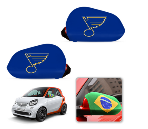 St. Louis Blues NHL Car rear view mirror cover-View Elastic