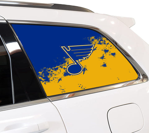 St. Louis Blues NHL Rear Side Quarter Window Vinyl Decal Stickers Fits Jeep Grand