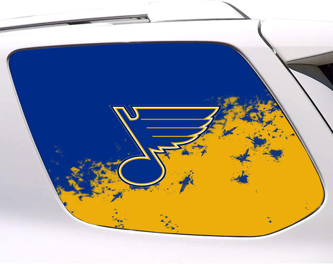 St. Louis Blues NHL Rear Side Quarter Window Vinyl Decal Stickers Fits Toyota 4Runner