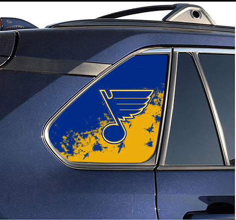 St. Louis Blues NHL Rear Side Quarter Window Vinyl Decal Stickers Fits Toyota Rav4
