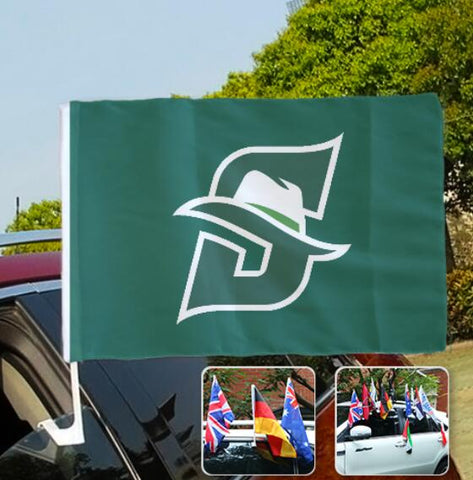Stetson Hatters NCAAB Car Window Flag