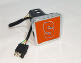 Syracuse Orange NCAA Hitch Cover LED Brake Light for Trailer