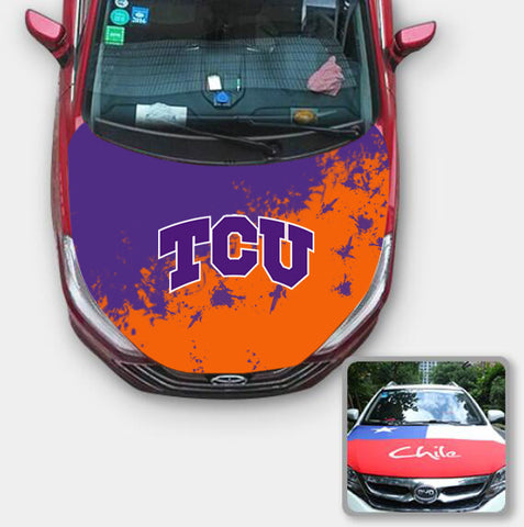 TCU Horned Frogs NCAA Car Auto Hood Engine Cover Protector