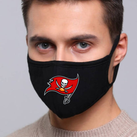Tampa Bay Buccaneers NFL Face Mask Cotton Guard Sheild 2pcs