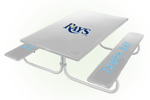 Tampa Bay Rays MLB Picnic Table Bench Chair Set Outdoor Cover